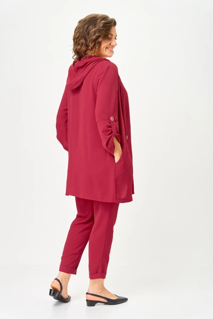 Костюм брючный 1527 марсала Svetlana Style
