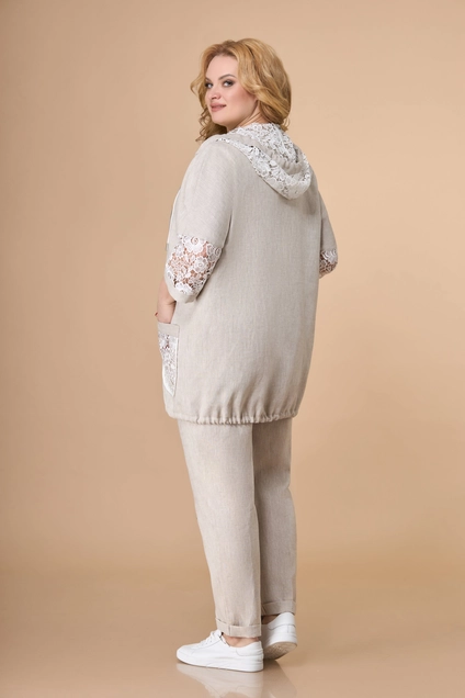 Костюм брючный 1577 серый Svetlana Style