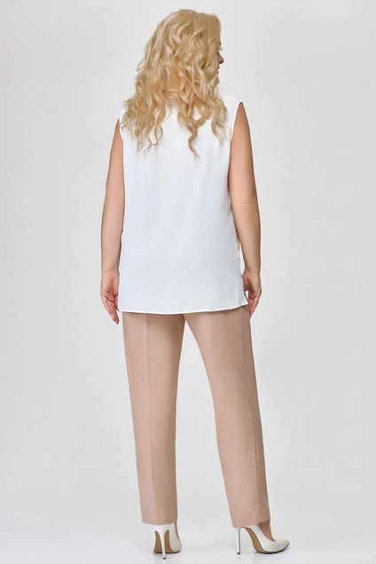Костюм брючный 1629 бежевый Svetlana Style