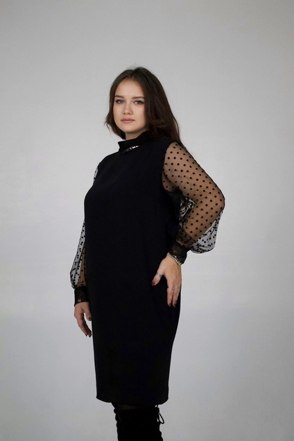 Платье 1697 черный Svetlana Style
