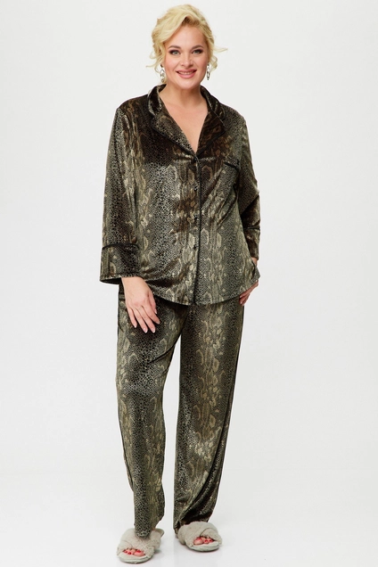 Костюм брючный 1767 бархат Svetlana Style