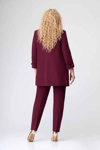 Костюм брючный 1768 бордовый Svetlana Style