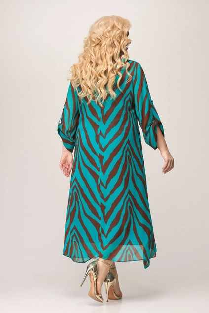 Костюм с платьем 1772 бирюзовый Svetlana Style