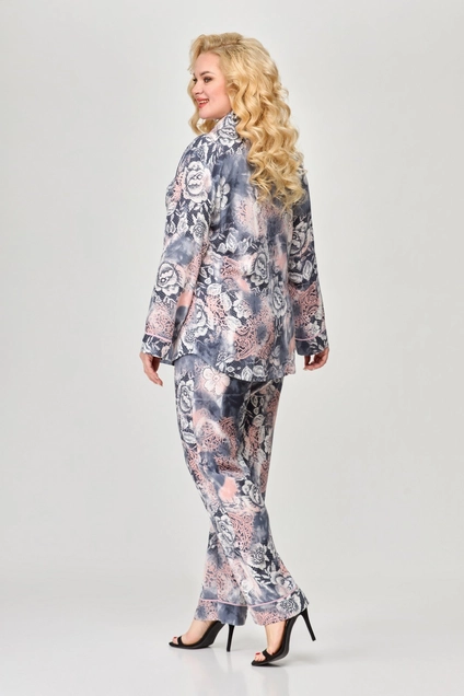 Костюм брючный 1881 темный Svetlana Style