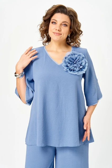 *Костюм брючный 1933 индиго Svetlana Style