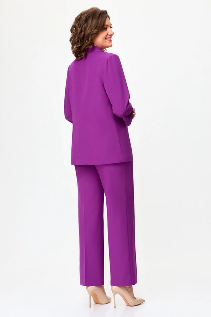 Костюм брючный 2022 лиловый Svetlana Style