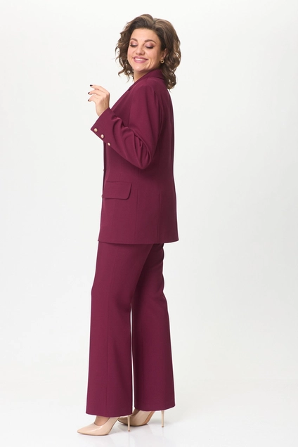 Костюм брючный 2050 бордовый Svetlana Style