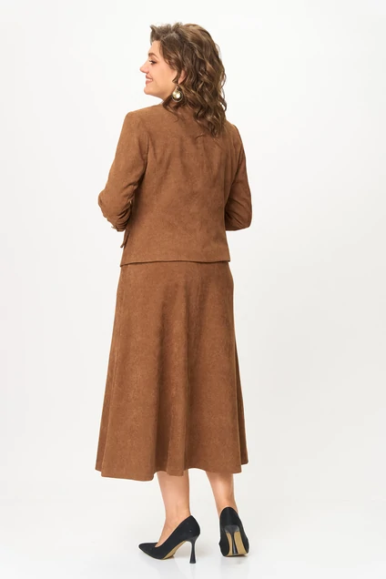 Костюм с юбкой 2140 кэмел Svetlana Style фото 2