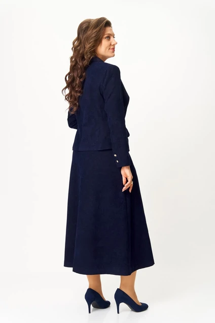 Костюм с юбкой 2140 синий Svetlana Style фото 2