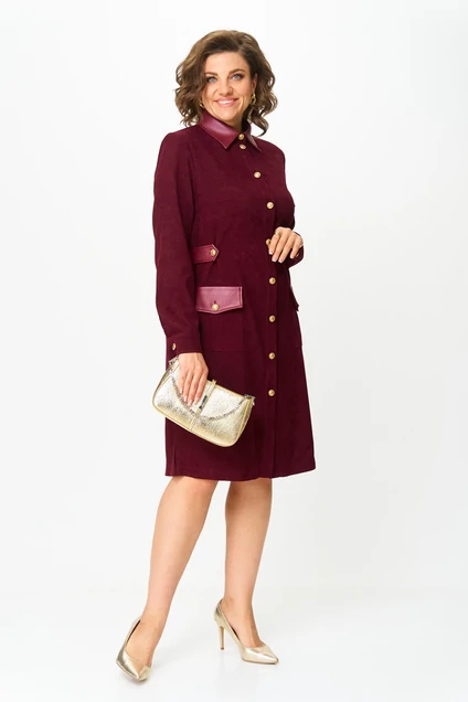 Платье 2141 бордовый Svetlana Style фото 3