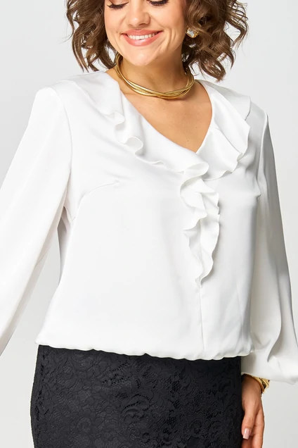 Блузка 2151 молочный Svetlana Style фото 3