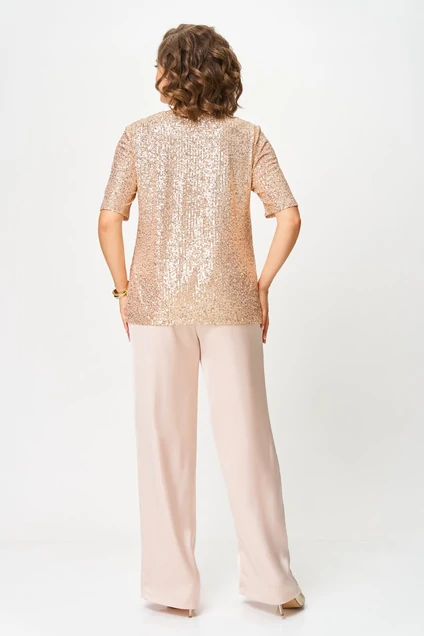 Костюм брючный 2162 золото Svetlana Style