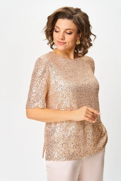 Блузка 2163 золото Svetlana Style