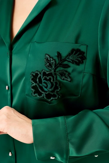 Блузка 2168 изумруд Svetlana Style