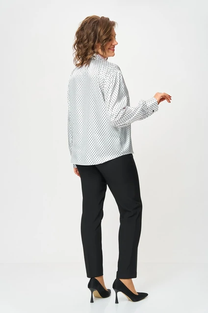 Блузка 2173 белый + горох Svetlana Style фото 2