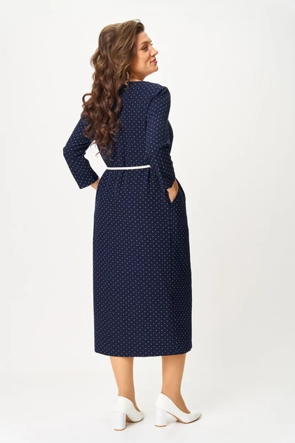 Платье 2176 синий + горох Svetlana Style фото 2