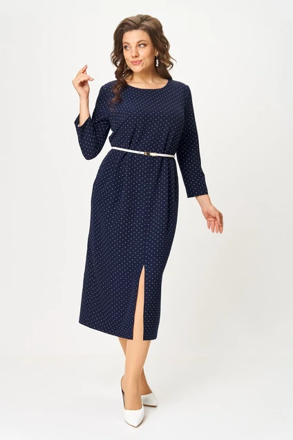 Платье 2176 синий + горох Svetlana Style фото 4