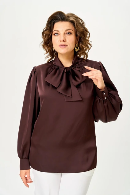 Блузка 2219 шоколад Svetlana Style