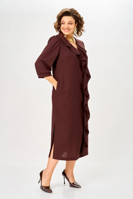 *Платье 2323 коричневый Svetlana Style