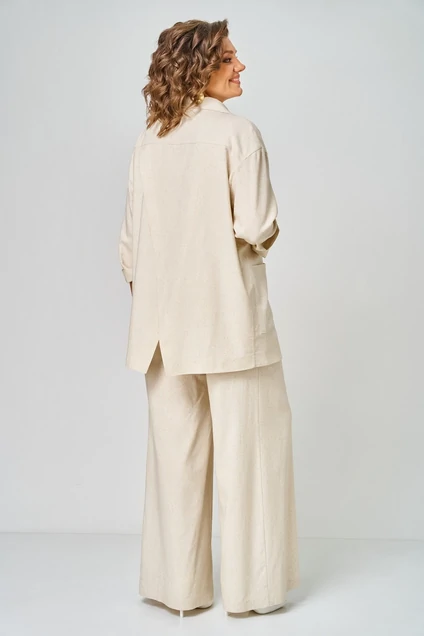 Костюм брючный 2326 бежевый Svetlana Style