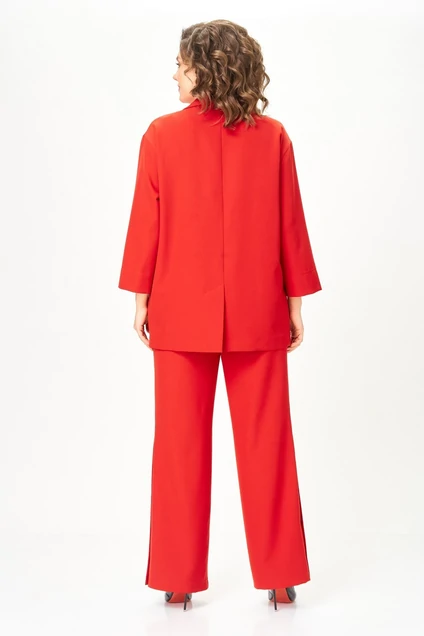 Костюм брючный 2340 красный Svetlana Style