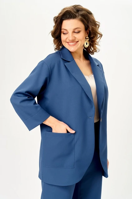 Костюм брючный 2340 индиго Svetlana Style