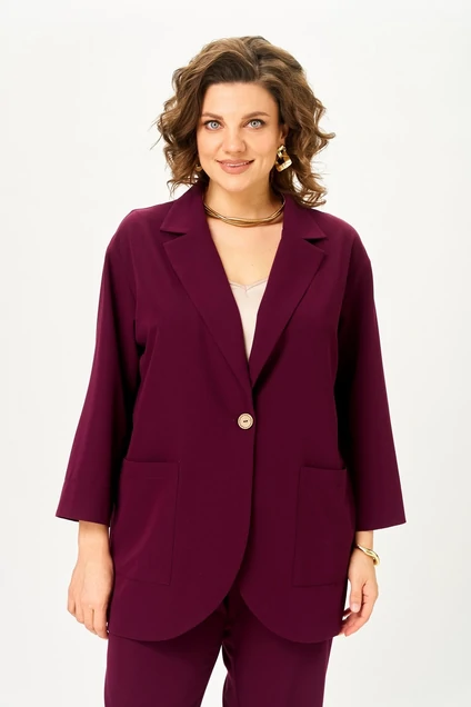 Костюм брючный 2340 винный Svetlana Style