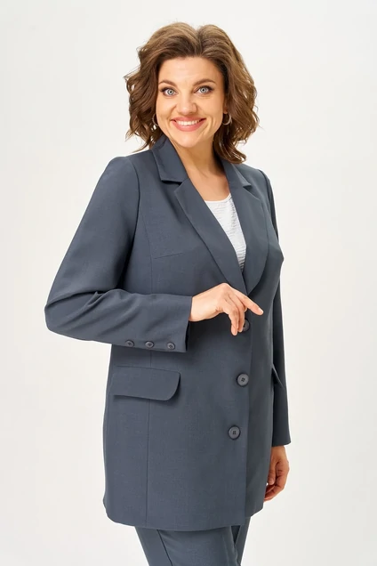 Костюм брючный 2361 серый Svetlana Style