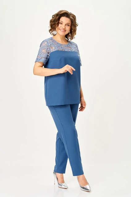 Костюм брючный 2362 индиго Svetlana Style