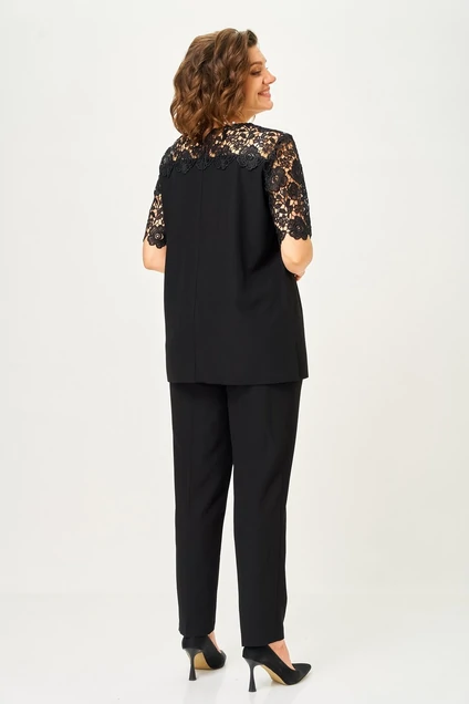 Костюм брючный 2362 черный Svetlana Style