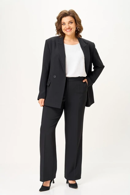 *Костюм брючный 2364 черный Svetlana Style