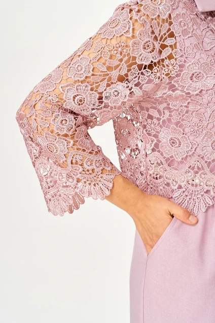 Костюм с платьем 2380 розовый Svetlana Style