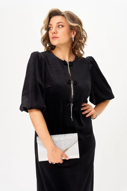 Платье 2396 черный Svetlana Style
