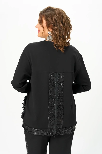 Костюм брючный 5029 черный Svetlana Style