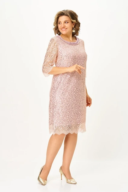 Платье 5042 розовый Svetlana Style