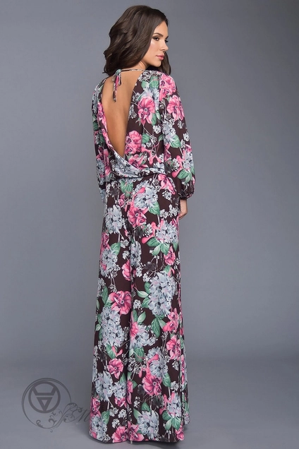Комбинезон 1308 шоколад TEFFI Style