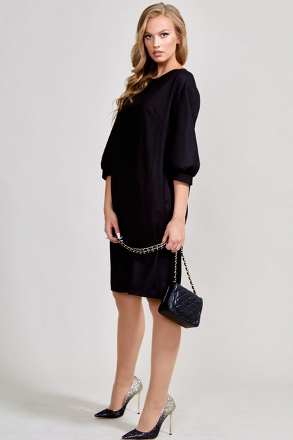 Платье 1578 черный TEFFI Style