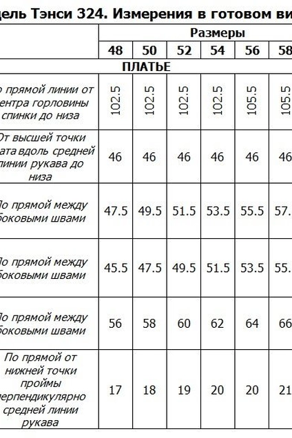 Платье 324 Tensi
