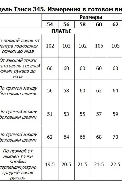 Платье 345 Tensi