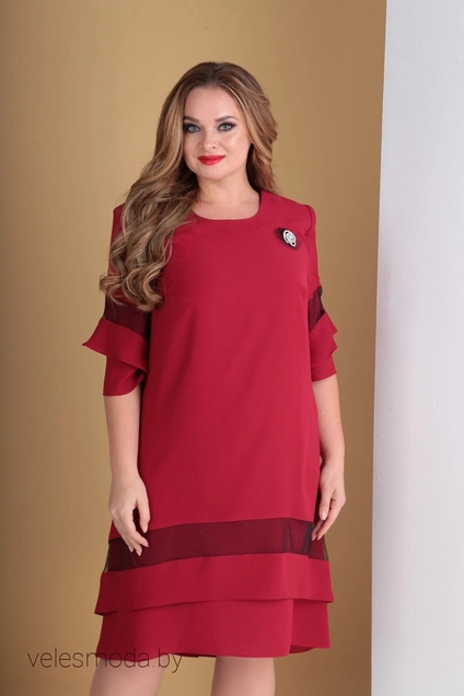 Платье 279 вишня Tensi