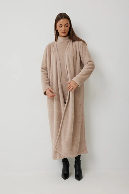 Костюм с платьем 1008 мокко V&N fashion