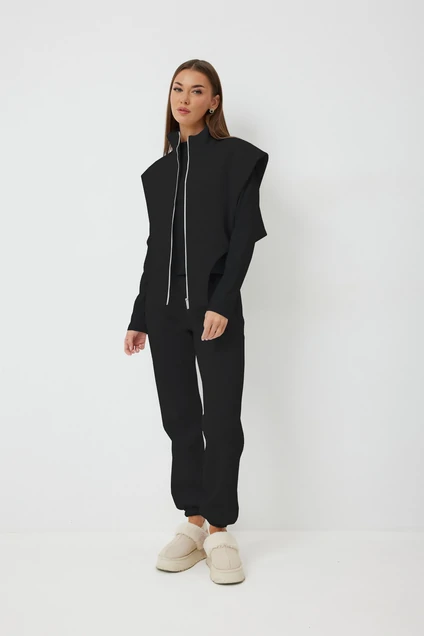 Жилет 1013 черный V&N fashion