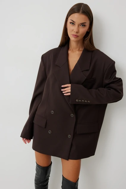Жакет 1034 шоколад V&N fashion