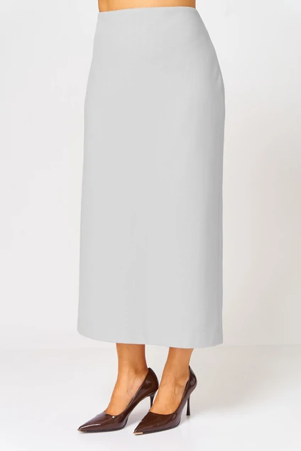 Костюм с юбкой 1050 серый V&N fashion