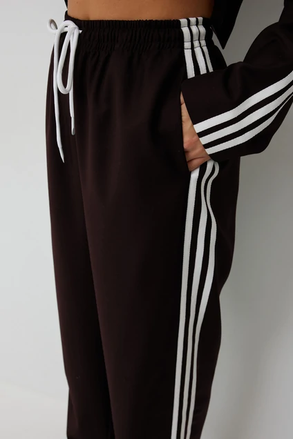 Брюки 1052 шоколад V&N fashion