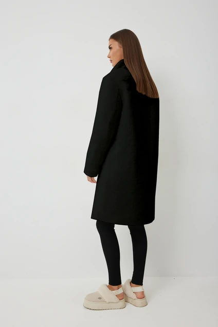 Пальто 1057 чёрный V&N fashion