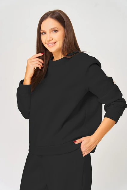 Спортивный костюм 1068 черный V&N fashion