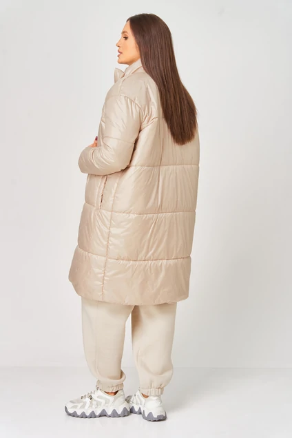 Пальто 1069 бежевый V&N fashion