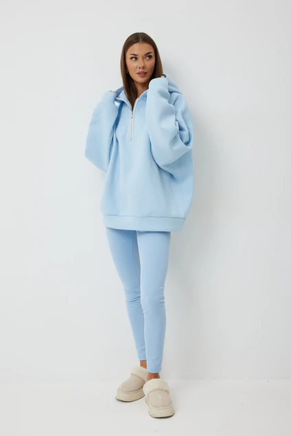 Леггинсы 1075 голубой V&N fashion