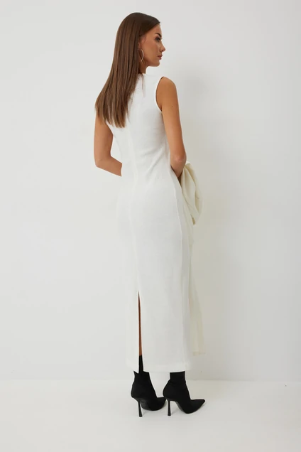 Костюм с платьем 1079 молочный V&N fashion